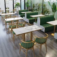 Meubles de restaurant pas chers, très demandés, mobilier de salle à manger de luxe léger, table et chaise de café, banquette de restaurant de desserts