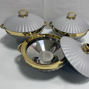 Calentador de Alimentos Aislado de Mármol de Alta Gama 2L 2.3L 2.8L, Olla Térmica Comercial para Catering, Plato de Exhibición para Buffet, América del Norte - Product Image 4