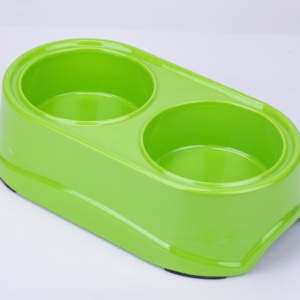 Bol pour animaux de compagnie en mélamine de couleur unie pastel, plat d'alimentation pour animaux de compagnie très vendu pour la vente au détail à l'étranger - Product Image 4