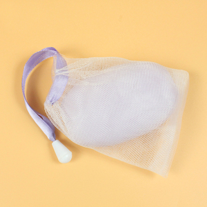 Harga pabrik sabun berbusa gelembung pita tas jaring kecil dapat dicetak atau tidak dicetak - Product Image 2