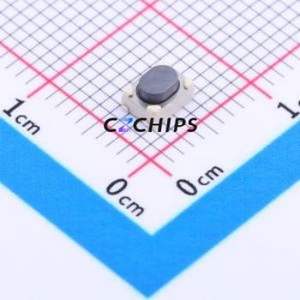 YTS815SJG Tactile Switch SMD Switch Single Pole Single Throw Oval Button 4N Vertical Mount - Product Image 1