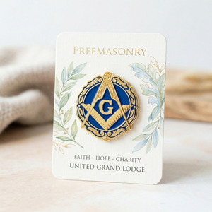 Épingles personnalisées en métal pour chapeaux et vêtements, motifs amusants (chat, chien, dragon, musique, drapeau, fierté), badges de sécurité, épingles maçonniques - Product Image 1