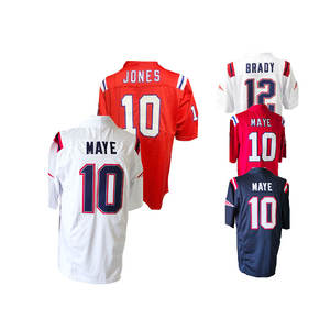 Nuove Maglie da Football Americano Cucite all'Ingrosso Economiche New England 10 Drake Maye 12 Tom Brady Magliette Sportive di Alta Qualità - Product Image 5