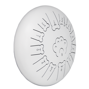 Tambour à langue en acier pour enfants, motif ours de dessin animé mignon, 12 pouces, 13 notes, gamme complète, pour l'éducation musicale précoce des enfants - Product Image 2