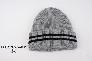 Elk 3D Embroidery Thick Warm Unisex <b>Beanie</b> Hat Super Soft Lining Travel Appropriate 100% Acrylic Knitted Cuffed <b>Slouch</b> - Product Image 2