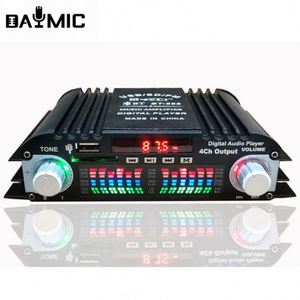 Amplificateur numérique miniature professionnel pour voiture et maison BT998 Audio 4 canaux pour voiture et maison - Product Image 5