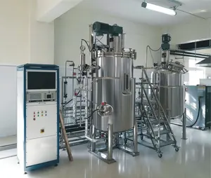 Labreth Industrial bioreactor 1000l Fermenter Bioreactor dengan sensor suhu PH OD anti busa