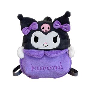 Super morbido e morbido zaino doppio grande capacità Design arco nuovo per la principessa lavata finitura per Unisex uso quotidiano Stress sollievo - Product Image 5