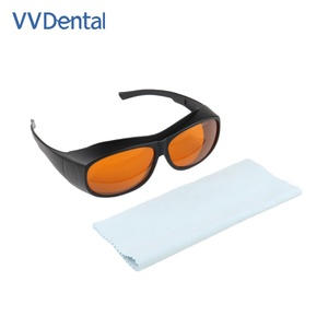 Occhiali Protettivi Dentali Rossi, Occhiali Protettivi per Luce UV, Accessori per Sbiancamento Dentale per Dentisti - Product Image 1