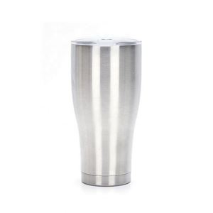 Gobelet isotherme en acier inoxydable de 30 oz de style YETI avec couvercle MagSlider, en métal argenté, vente en gros, logo personnalisé - Product Image 5