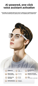 Black Square Frame Eyeglasses <b>with</b> Clear Lenses Plastic Titanium Frame G307 <b>Glasses</b> - Product Image 4