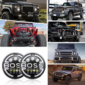 7 pouces rond 65w LED phares DRL avec clignotant Angel Eyes pour voiture SUV <span class=keywords><strong>moto</strong></span> Accesorios Para Motos - Product Image 6