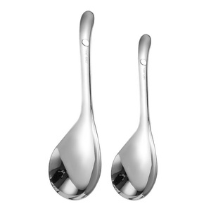 304 Stainless Steel Rice <b>Spoon</b> Long Handle Serving <b>Spoon</b> For Catering Use - Product Image 1