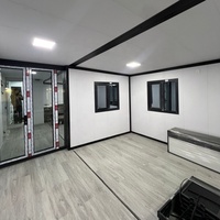 Casas Modernas Prefabricadas Resistentes al Fuego, Expandibles, con Doble Ala Plegable, Apartamento Móvil, Casa Contenedor Expandible con Terraza