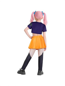 Disfraz de Halloween de Cantante Pop de K-Pop, Estilo Europeo y <span class=keywords><strong>Americano</strong></span>, Cazadora de Demonios, con Top, Falda y Pantalones - Traje de Escenario - Product Image 4