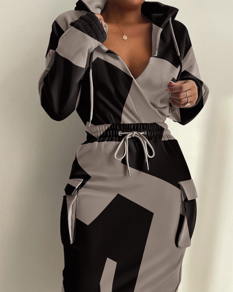 Gray-black print