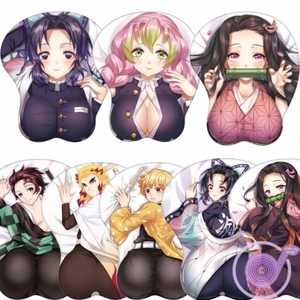Alfombrilla de Ratón Ergonómica 3D Personalizada de <span class=keywords><strong>Anime</strong></span> con Reposamuñecas de Silicona Suave y Cómodo con Base Antideslizante de PU - Product Image 1