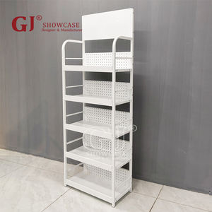 Étagère à huile de station-service en métal sur pied à 4 niveaux, personnalisée, pour l'affichage d'huile moteur de voiture, support pour huile lubrifiante <span class=keywords><strong>automobile</strong></span> - Product Image 6