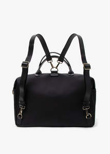 Sac à dos léger pour couches pour mamans avec bretelles en cuir Nappa, sac à langer spacieux avec plusieurs poches - Product Image 3