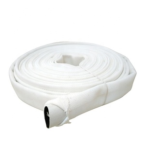 Белый пожарный шланг с двойной оболочкой 1,5 дюйма 15 метров - Product Image 1