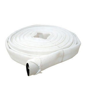 White 1.5 Inch 15 Meters Double Jacket Fire Hose