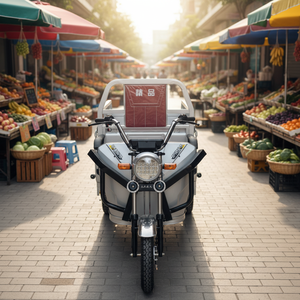 Triciclo Eléctrico Resistente de 60V, Motor de Alto Torque de 800W-1000W, Llantas Antideslizantes para Viajes Urbanos y Entrega de Carga Ligera - Product Image 1