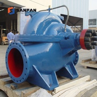 Pompe centrifuge horizontale à double aspiration à moteur 100s à un étage Pompes à jet pour centrale électrique industrielle pour eau propre