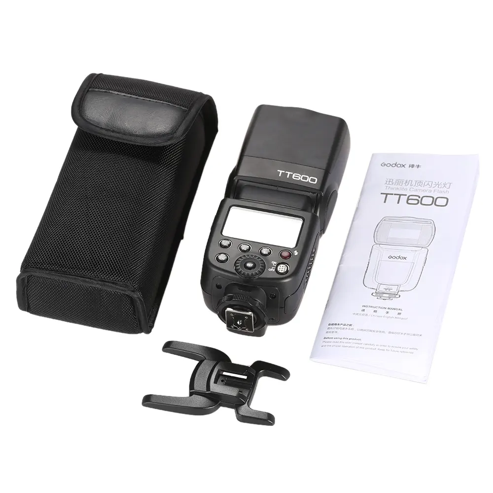 Godox — flash pour appareil photo TT600, livraison gratuite, Flash manuel, Zoom R2, avec émetteur-récepteur R2 intégré