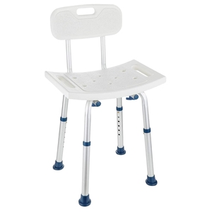 Chaise de douche avec petit <span class=keywords><strong>tabouret</strong></span> de douche amovible pour douche intérieure, chaise de <span class=keywords><strong>baignoire</strong></span> étroite, siège de douche réglable pour personnes âgées - Product Image 1