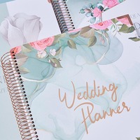 Carnets de notes à reliure à spirale avec impression personnalisable Agenda Agenda Wedding Planner