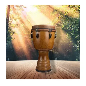 Tambour africain de 12 pouces, peaux d'animaux, percussion traditionnelle conga djembe clipart bongo tambour africain