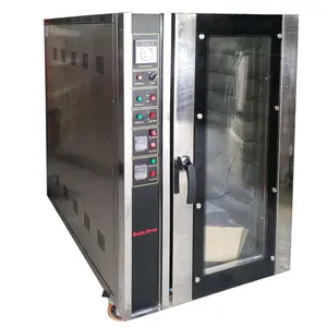 Industrial Bread Rack Oven 10 Trays Rotary Oven Electric Gas Commercial Rotating Bakery Oven Machine