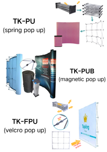Expositor de Rejilla con Marco de Aluminio y Gráficos de PVC para Ferias Comerciales - Product Image 5