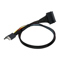 Kartu Adaptor Internal M.2 (PCIe X4) OcuLink SFF-8612 NVMe SSD-Stock 10Gbps Model ST5117/SM-U2SFF-8612
