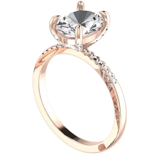 Gioielli di lusso personalizzati Cad Designer Ring Jewelry Casting Service 14k Gold Plated Designer Jewelry marche famose per le donne 2022