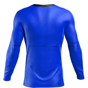 High Performance Sublimated <b>Compression</b> <b>Shirts</b> for Men and Printed Logo Men's Long Sleeve Gym Workout T-<b>Shirts</b> - Product Image 2