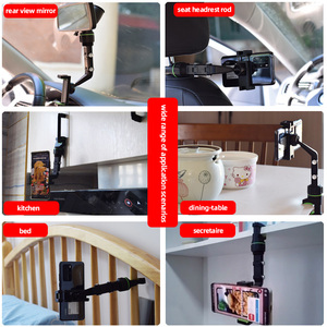 Support de téléphone de voiture rotatif à 360 degrés de troisième génération, universel, multifonctionnel, flexible, pour rétroviseur, best-seller - Product Image 4