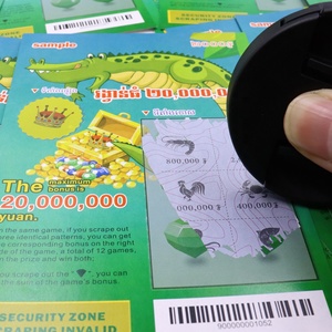 Factory Sale OEM <b>Scratch</b> Off Lottery Tickets Professional Lottery Game Ticket Printing Supplier - Product Image 2