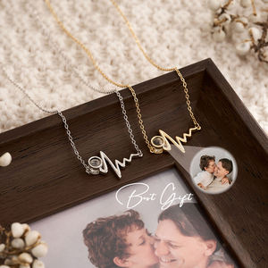 Lateefah Custom Photo Projection <strong>Necklace</strong> Heart Rate Pendant Waterproof Jewelry Memorial <strong>Picture</strong> Gift Photo <strong>Inside</strong> <strong>Necklace</strong> - Product Image 6