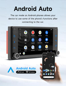 Lecteur multimédia de voiture BQCC 7 pouces MP5 sans fil <span class=keywords><strong>CarPlay</strong></span> Android Mirrorlink, vidéo HD, écran de voiture, bouton <span class=keywords><strong>CarPlay</strong></span> pour Toyota Corolla - Product Image 5