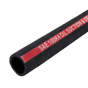 Hydraulic Rubber Pipe SAE 100 R4 Wire Inserted Fuel Discharge and Suction Hose