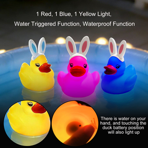 Juguetes de Pato LED Líquidos con Orejas de Conejo para Pascua, Halloween, Año Nuevo, Graduaciones, Manualidades Luminosas, Decoraciones, Novedades para Fiestas - Product Image 5