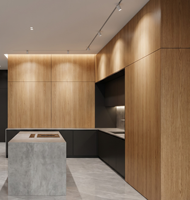 Revestimiento de pared impermeable 4X8, tablero de Material de construcción de fachada, hoja ACP ACM compuesta de aluminio PVDF de 4mm para decoración de interiores