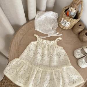 Engepapa recién nacido 0-3 años vestidos sin mangas <span class=keywords><strong>de</strong></span> verano lindo estilo princesa Floral para niñas pequeñas ropa <span class=keywords><strong>de</strong></span> punto - Product Image 2