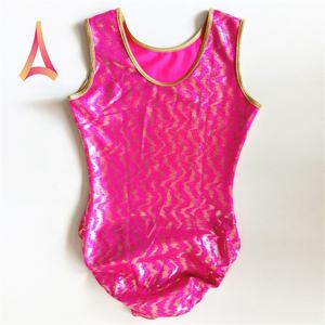 Réglables de gymnastique pour filles, hologramme rose avec ondes dorées, 1 pièce - Product Image 2