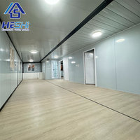 Villa de Luxe Préfabriquée Prête à l'emploi, Maison Conteneur Extensible 20/40 pieds, 2, 3, 4 ou 5 Chambres, Maison Mobile Préfabriquée Compacte