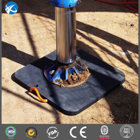 Plaques stabilisatrices en HDPE et UHMWPE de qualité supérieure, forme et taille personnalisées, blocs de stabilisation ronds robustes en UHMWPE pour grue
