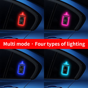 Kit d'éclairage d'ambiance intérieur pour voiture, alimenté par USB, avec lumière néon en forme de cœur et lumière d'amour solaire triangulaire en forme de bouteille pour fenêtre de voiture - Product Image 3