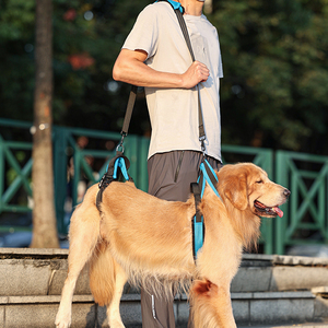 Hundegeschirr ohne Zugkraft, Hunde-Tragegeschirr mit PU-Griff, Aufhängungsgurt für Rehabilitation, Spaziergänge und Hebeunterstützung - Product Image 5