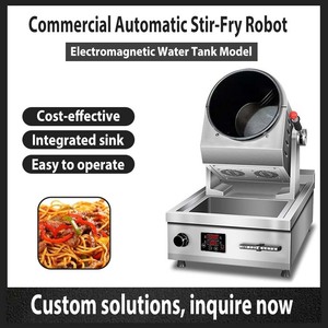 Robot <span class=keywords><strong>da</strong></span> <span class=keywords><strong>Cucina</strong></span> Intelligente Best Seller in Europa e USA, Wok Elettromagnetico <span class=keywords><strong>da</strong></span> 300mm con Mescolamento Automatico, Attrezzatura <span class=keywords><strong>da</strong></span> <span class=keywords><strong>Cucina</strong></span> Commerciale - Product Image 2